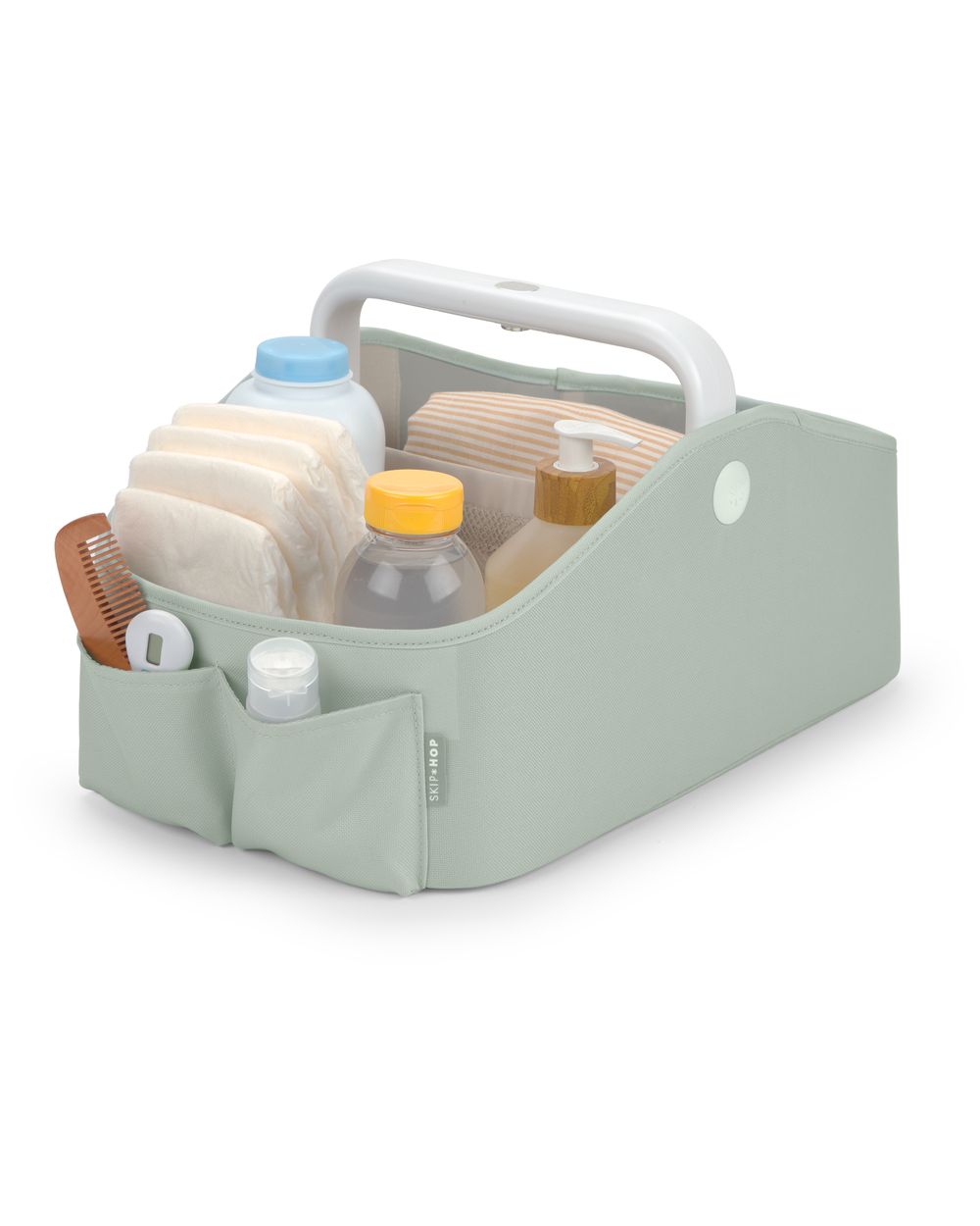 Skip Hop - Light Up Diaper Caddy Organiser - Sage