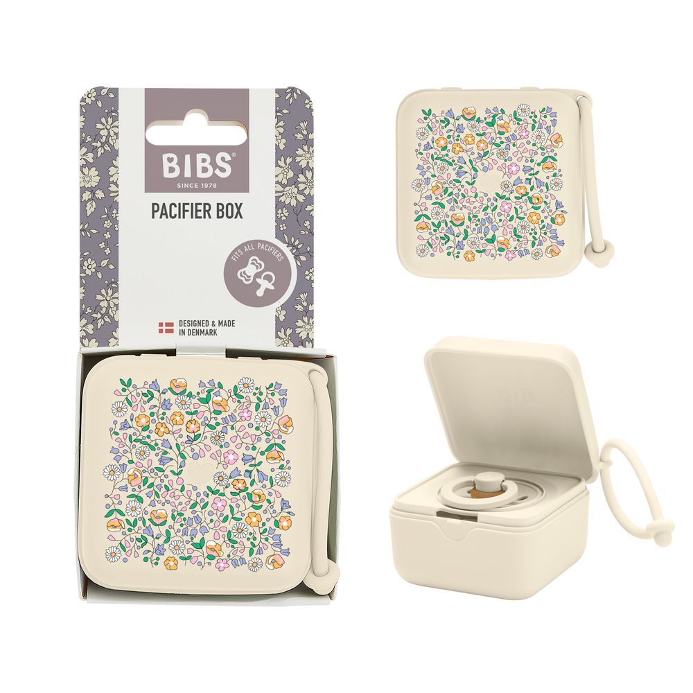 BIBS - X Liberty Chloe Pacifier Box - Meadow Ivory