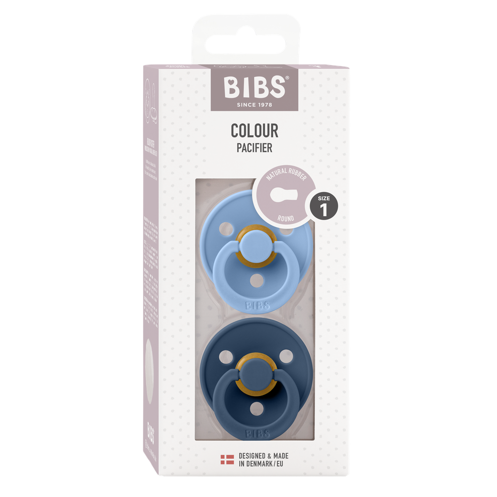 Bibs - Size 1 Latex Pacifier With Baby Bottle - 150 ml - 5 Pc Set