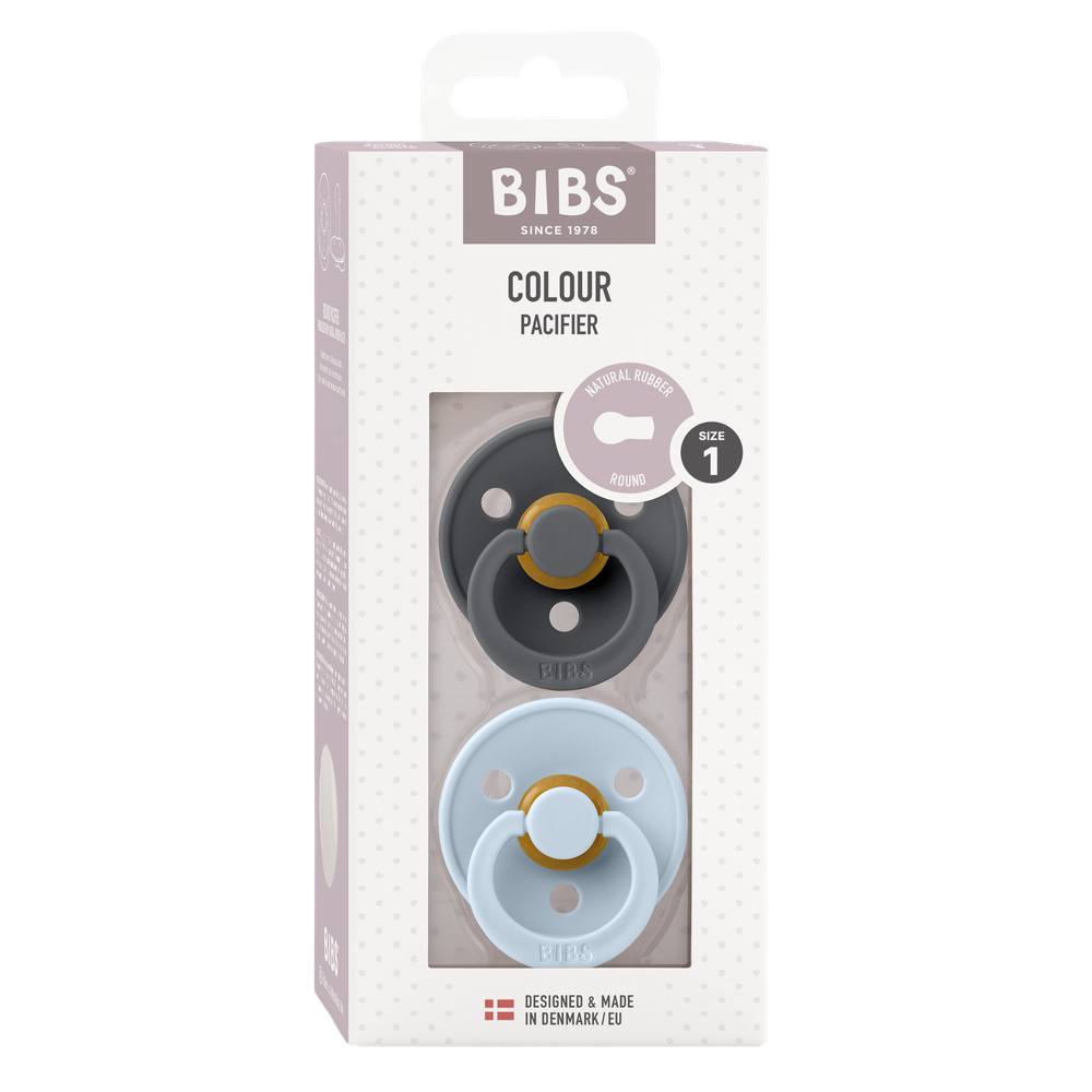 Bibs - Size 1 Latex Pacifier With Baby Bottle - 150 ml - 5 Pc Set