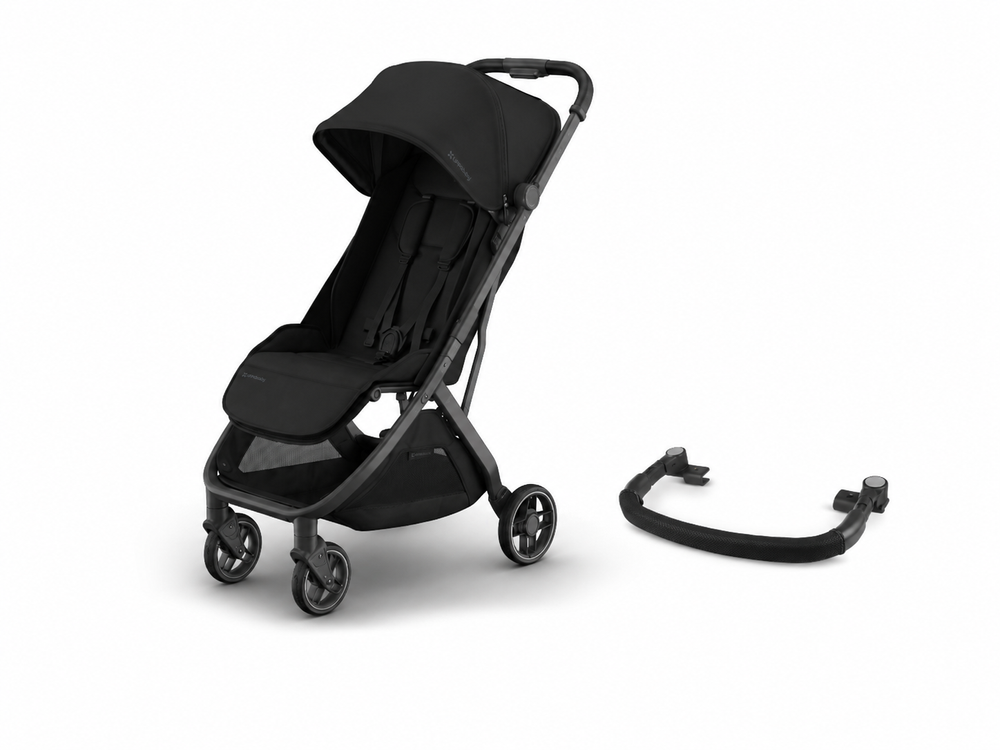 Uppababy - Minu V3 Travel Stroller & Bumper Bar - Charcoal Carbon