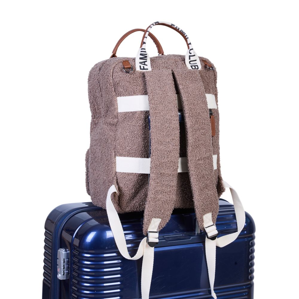 Childhome - Signature Teddy Family Club Bag - Soft Brown