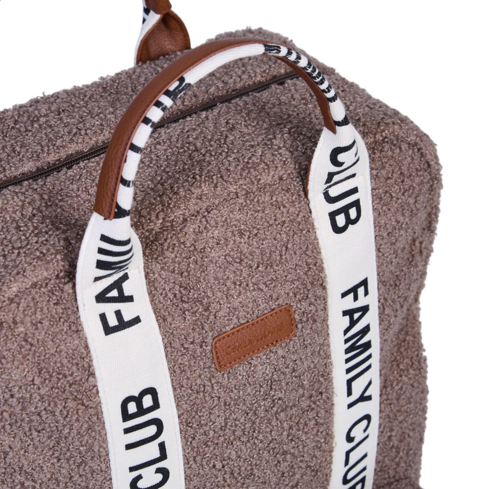 Childhome - Signature Teddy Family Club Bag - Soft Brown