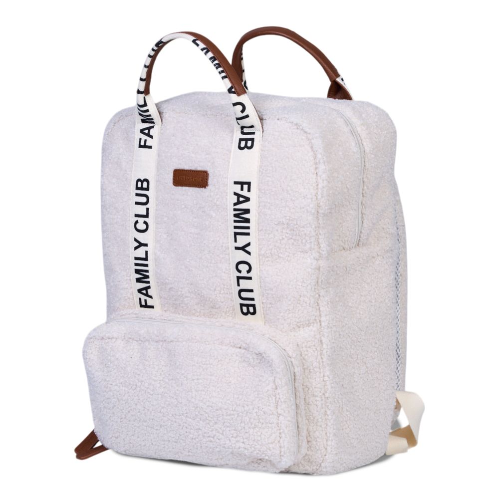 Childhome - Family Club Bag Signature Teddy - Off White