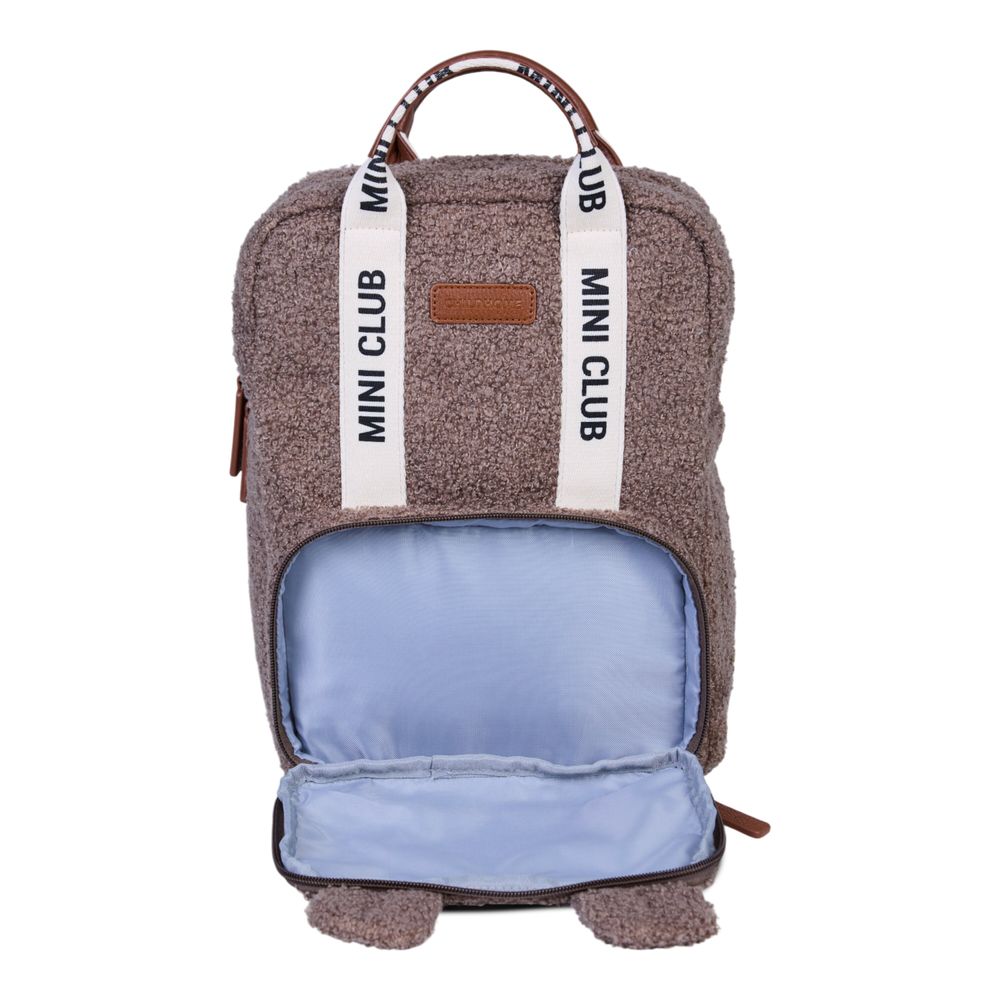 Childhome - Mini Club Bag Signature Teddy - Soft Brown