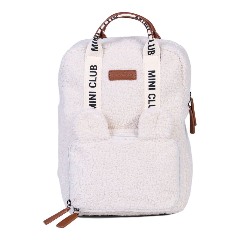 Childhome - Mini Club Bag Signature Teddy - Off White