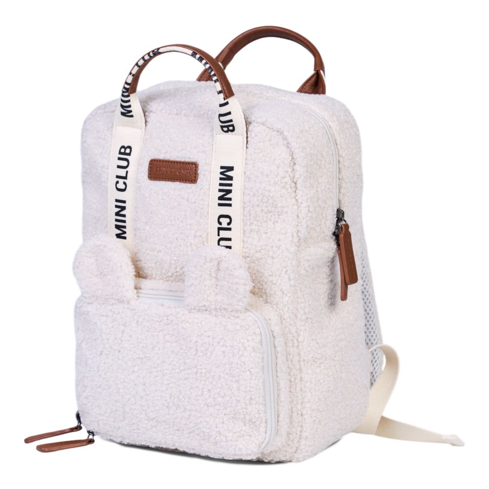 Childhome - Mini Club Bag Signature Teddy - Off White