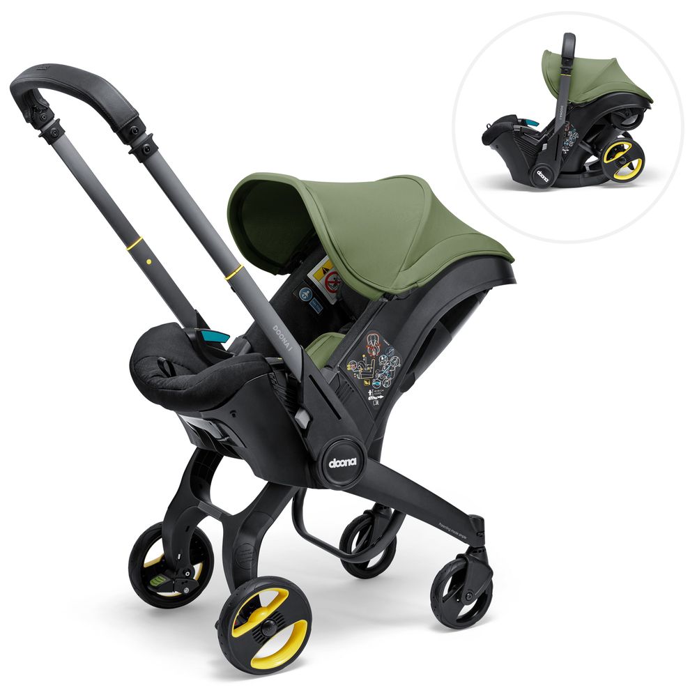 Doona - I Infant 2-In-1 Car Seat & Stroller Travel System - Slate Green