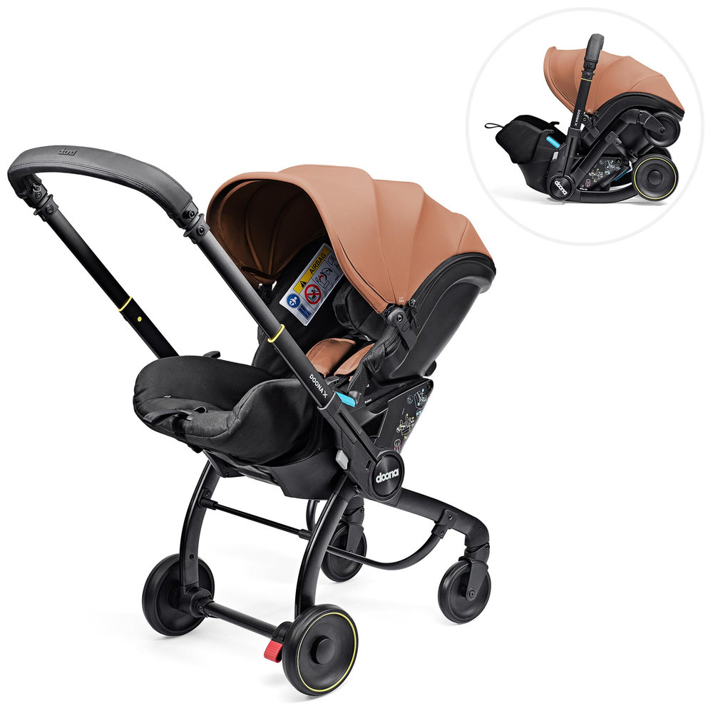Doona - Doona X Baby Car Seat & Stroller, Infant Car Seat - Terracotta