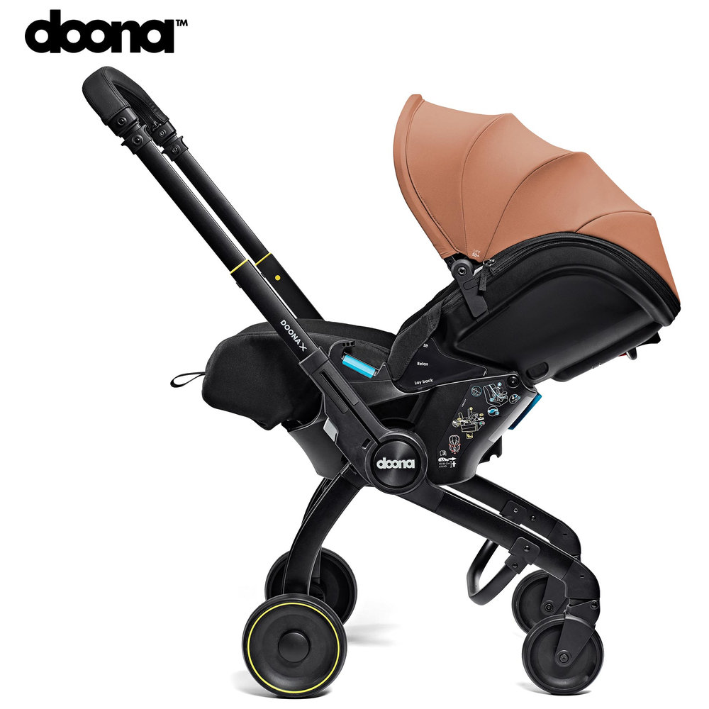 Doona - Doona X Baby Car Seat & Stroller, Infant Car Seat - Terracotta