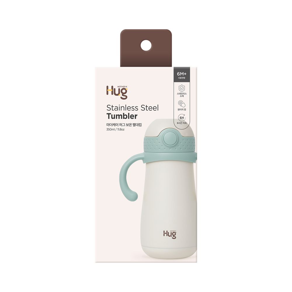 Mother K - Hug Stainless Tumbler - Mint - 350 ml