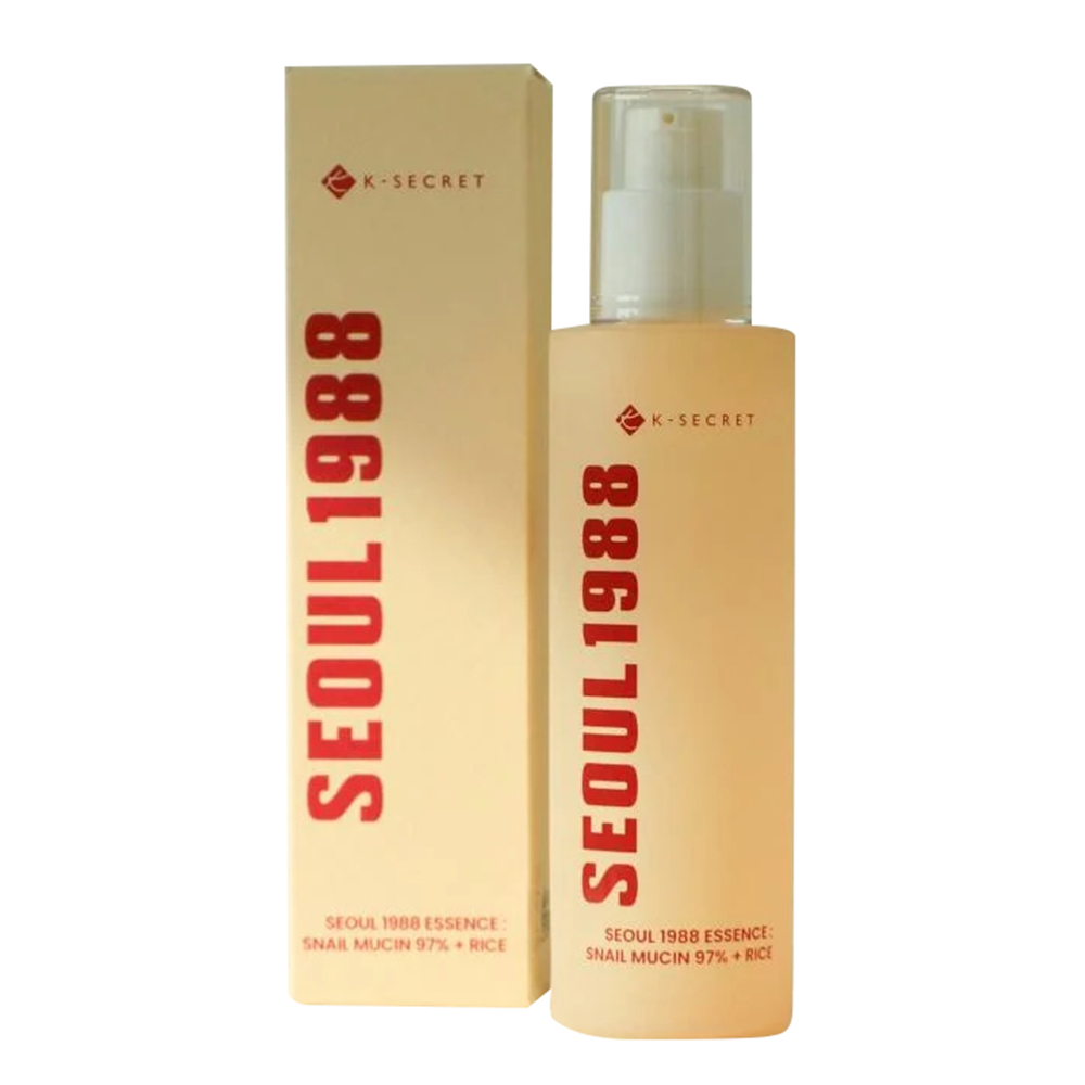 K-Secret - Seoul 1988 Essence: Snail Mucin 97% With Rice - 100 ml