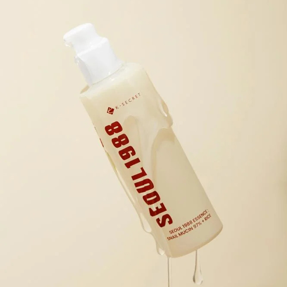 K-Secret - Seoul 1988 Essence: Snail Mucin 97% With Rice - 100 ml