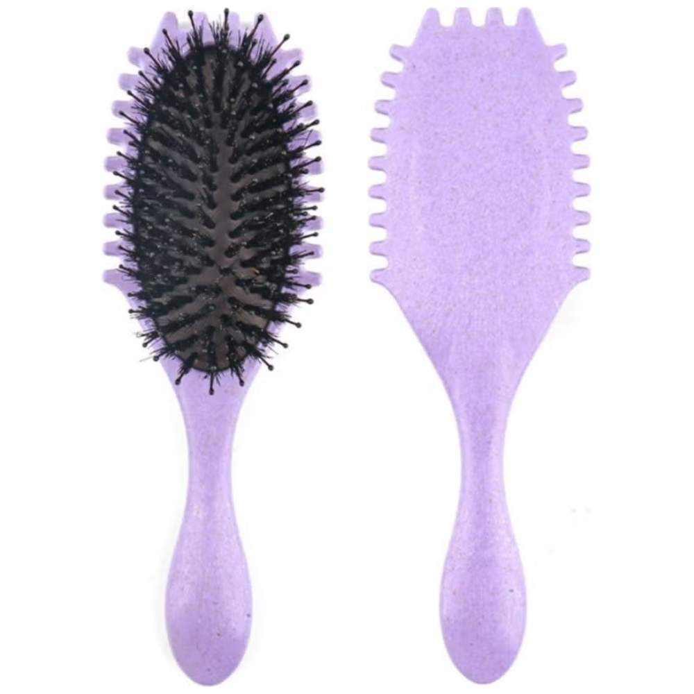 Mella - Curly Hair Detangling & Styling Brush - Lavender