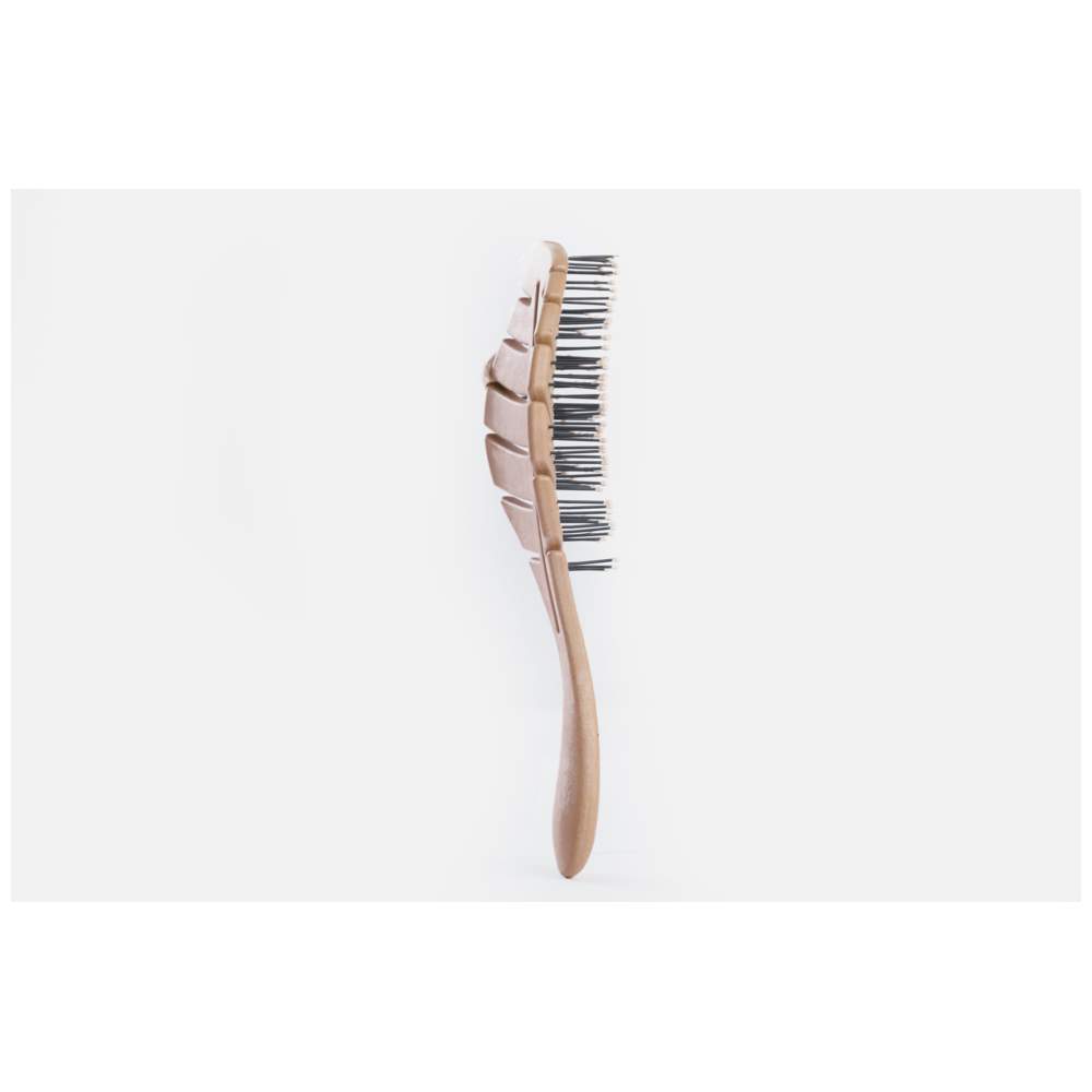Mella - Leaf Detangling Hair Brush - Beige