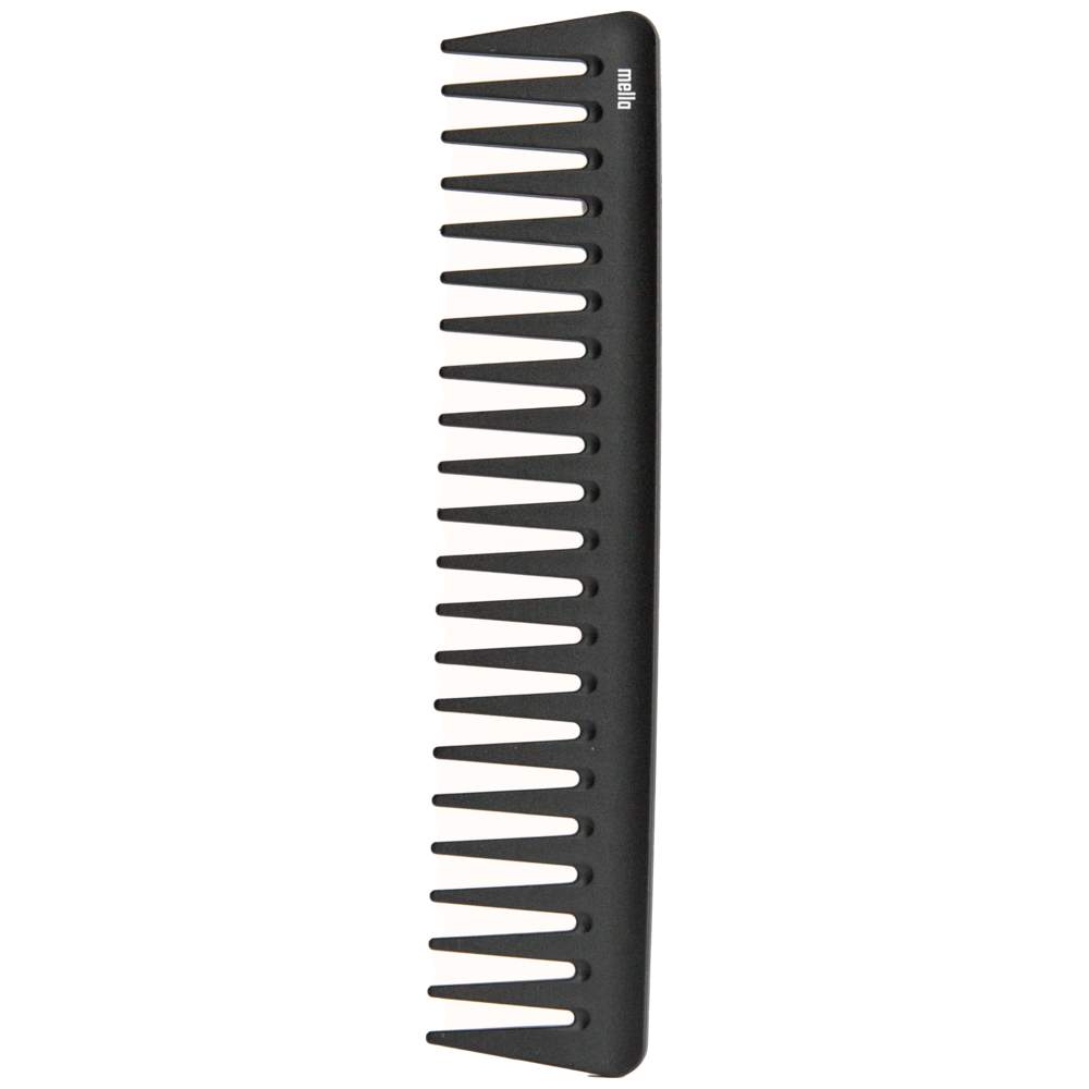 Mella - Wide-Head Hair Styling Comb - Black