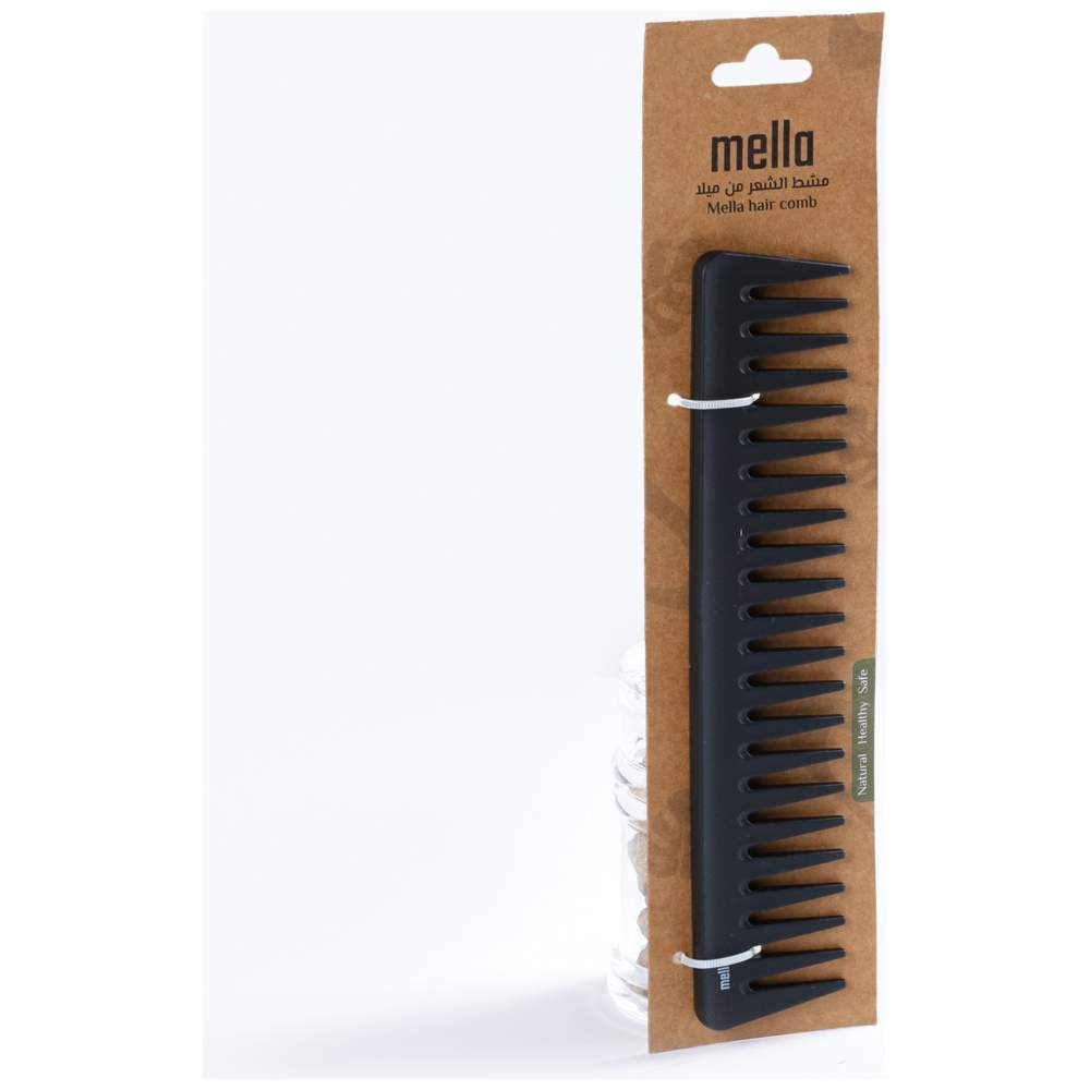 Mella - Wide-Head Hair Styling Comb - Black
