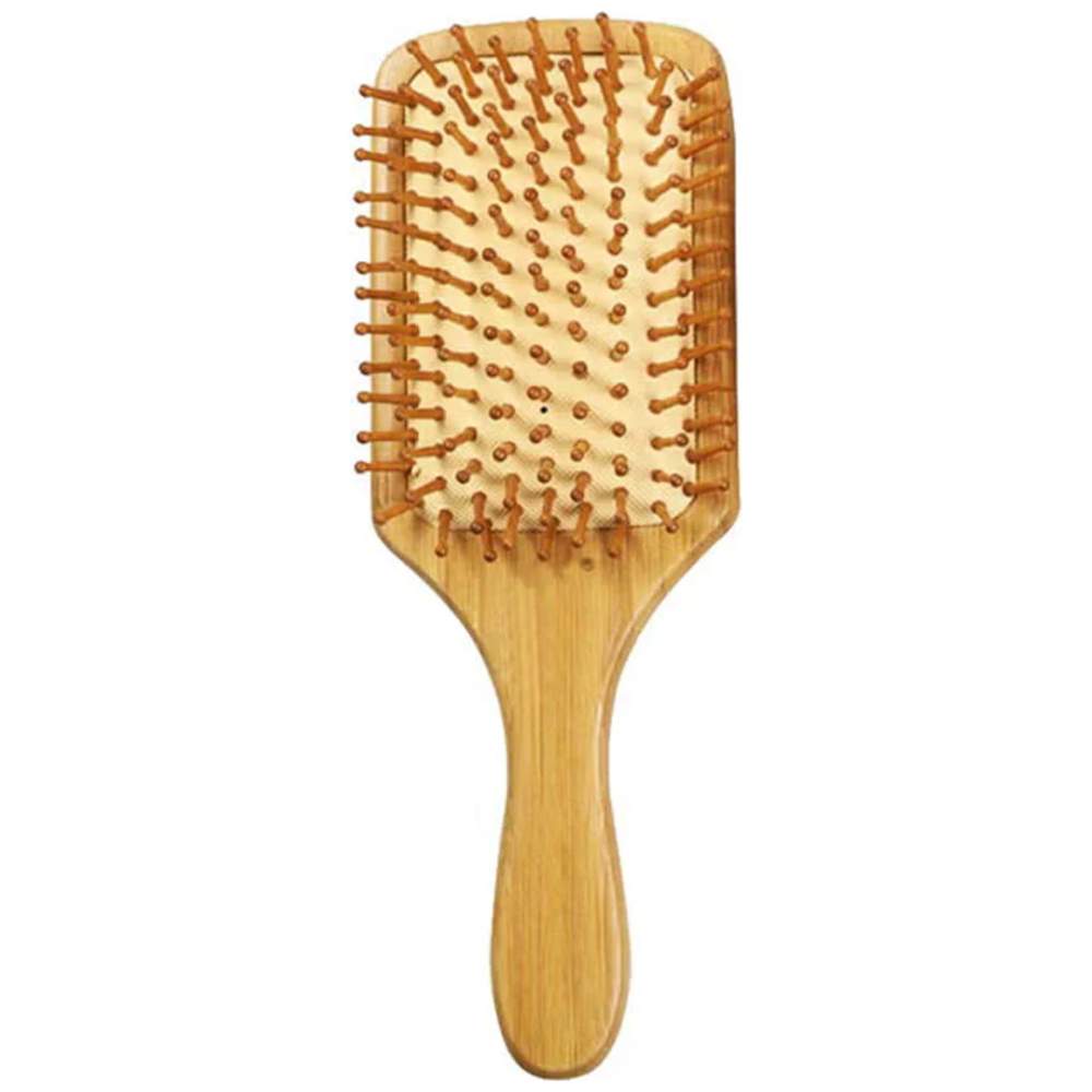 Mella - Natural Bamboo Anti-Static Hairbrush - Beige