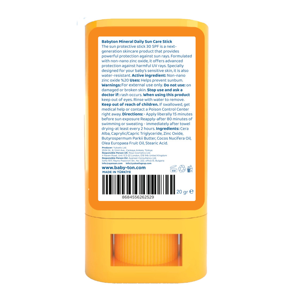 Babyton - Baby & Kids Sport Sun Care Stick SPF30 - 20 gm