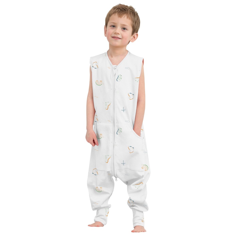 Lat - Kids 100% Cotton Sleeveless Sleepsuit With Pocket
