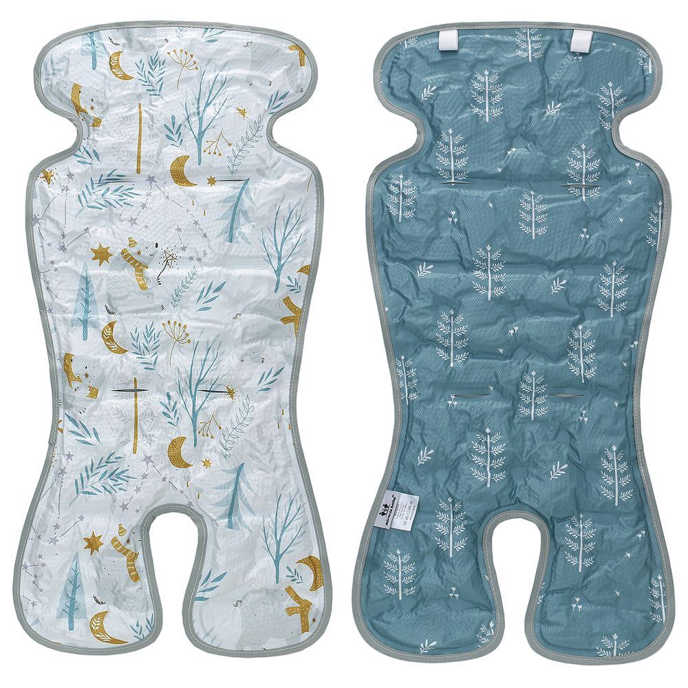 Miracle Baby - Reversible Stroller Cushion Cooling Pad - Blue