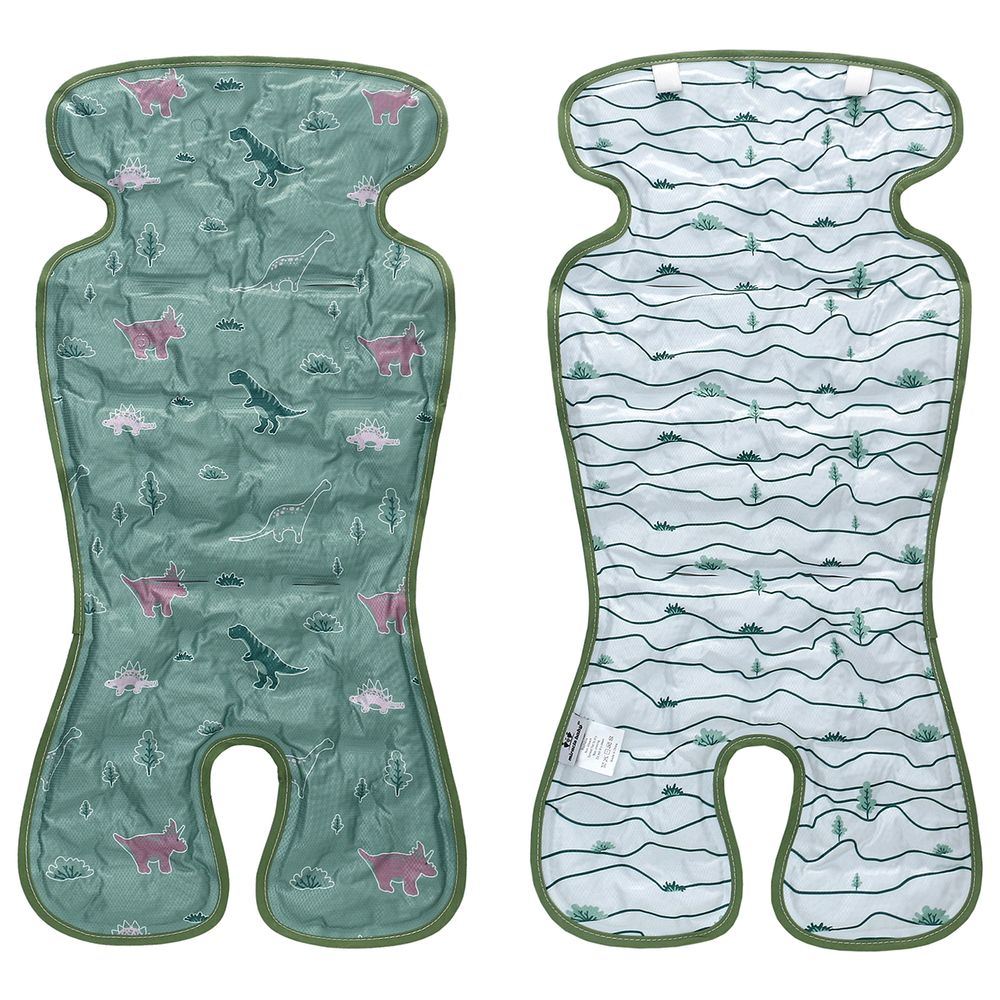 Miracle Baby - Reversible Stroller Cushion Cooling Pad - Green
