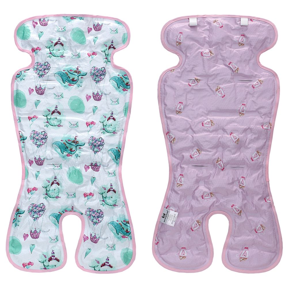 Miracle Baby - Reversible Stroller Cushion Cooling Pad - Pink