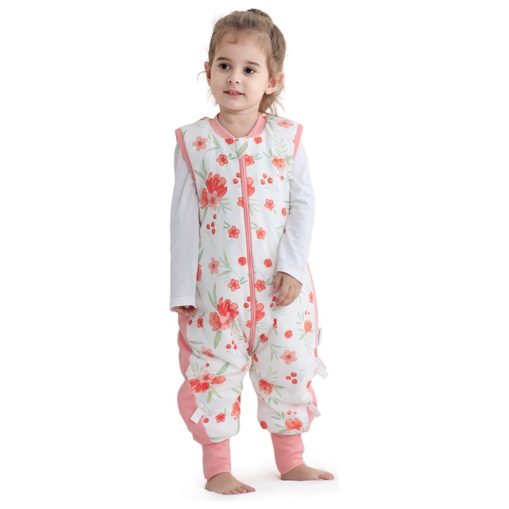 Miracle Baby - Baby Girl's 2.5 Tog Winter Sleeveless Sleepsuit - Pink