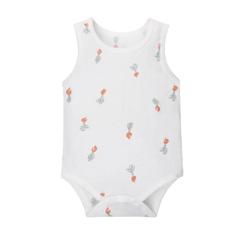 Miracle Baby - 3pc-Set - Baby Girl's Cotton Sleeveless Bodysuit - White