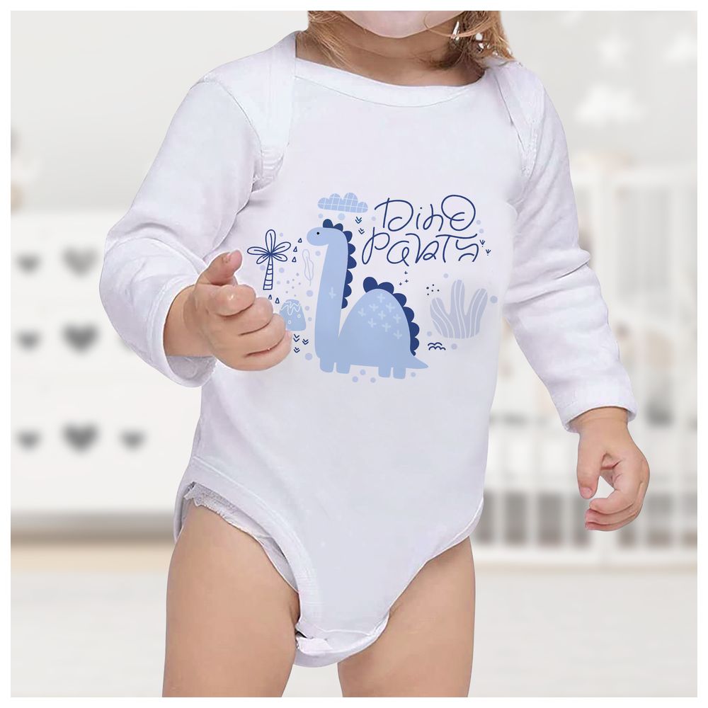 Miracle Baby - 3pc-Set - Baby Boy's Cotton Long Sleeves Bodysuit - Blue