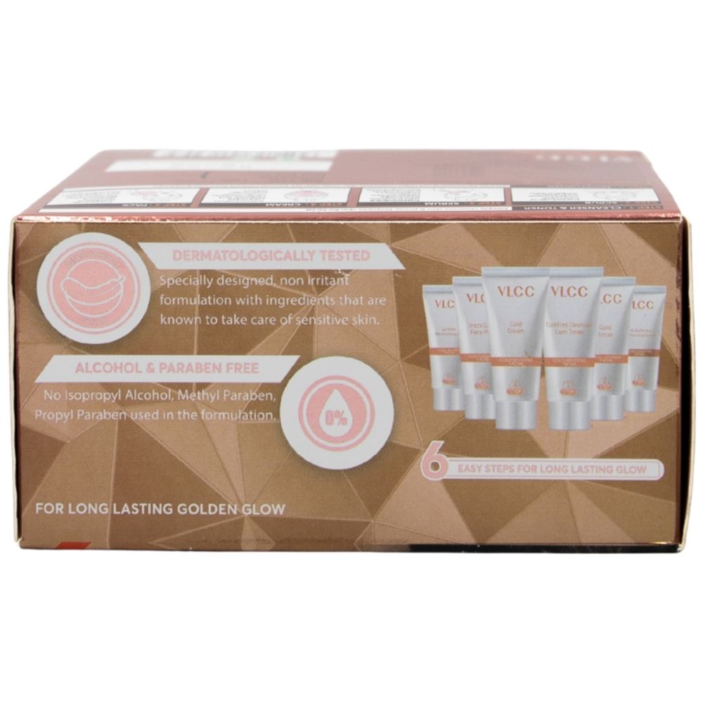 Vlcc - Gold Facial Kit For Sensitive Skin - 60 gm