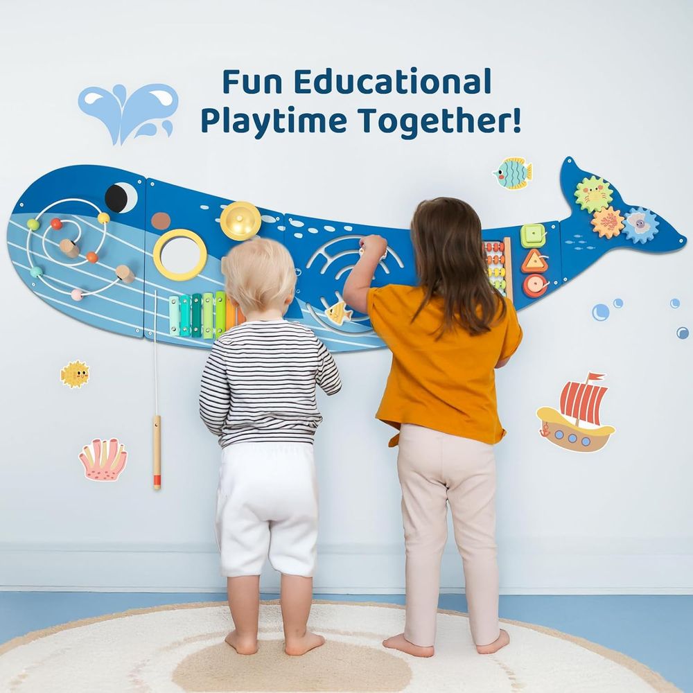 OOOK Activity Wall Panel - Whale