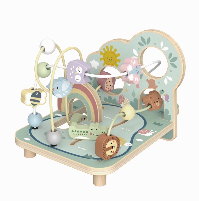 TookyToy Forest Beads Coaster - Sage Green