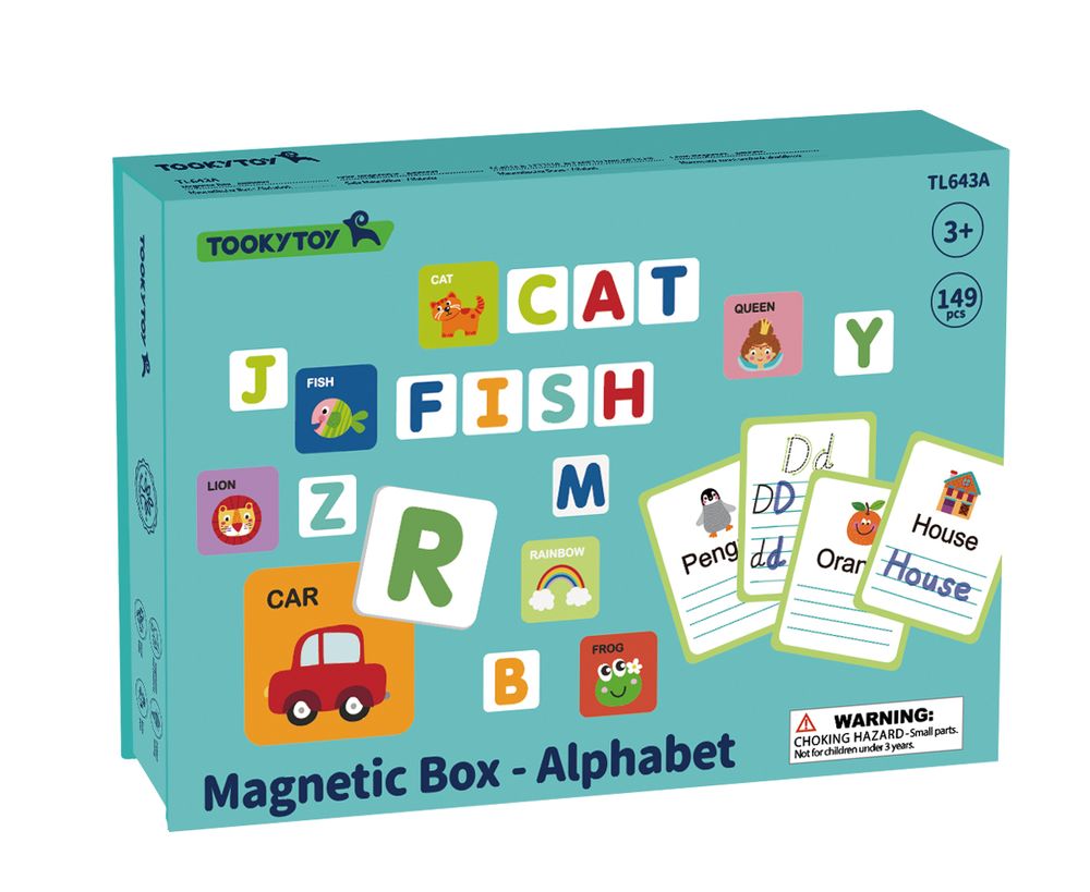 TookyToy Alphabet Magnetic Box - 149pcs