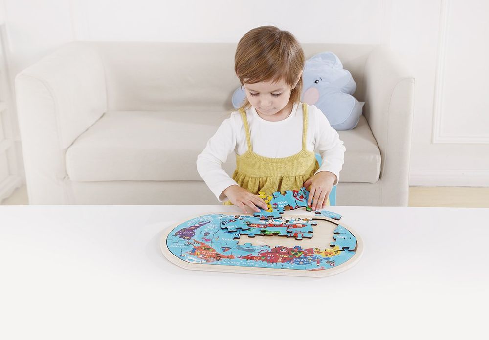 TookyToy World Map Puzzle - 36pcs