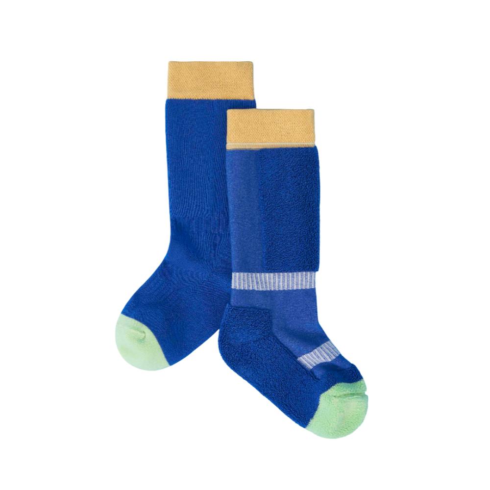 Roarsome Kids Ski Socks Blue/Beige