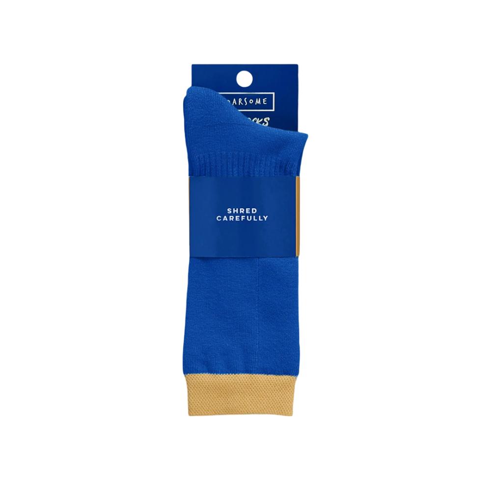 Roarsome Kids Ski Socks Blue/Beige
