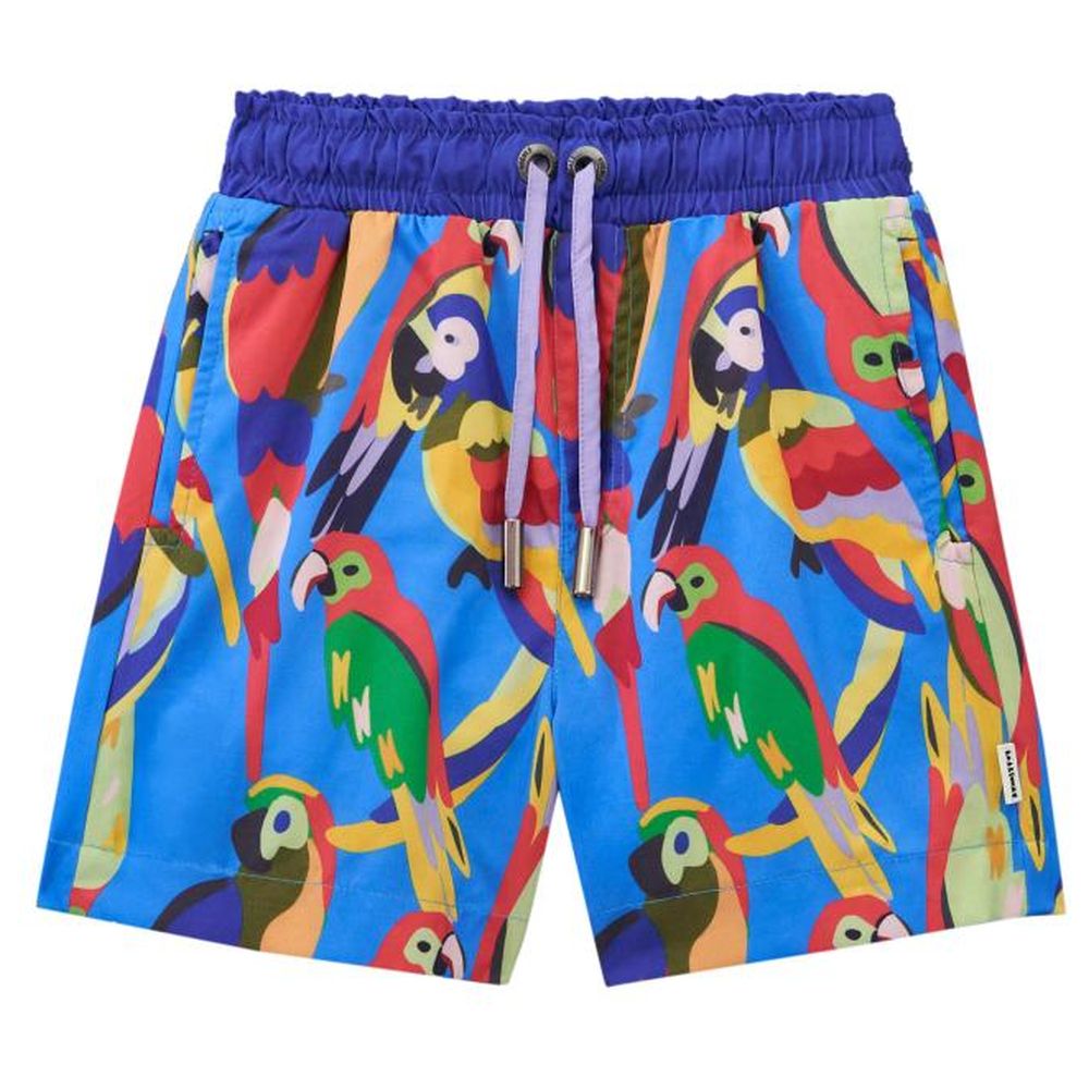 Roarsome Kids Squawk the Parrot Swim Shorts