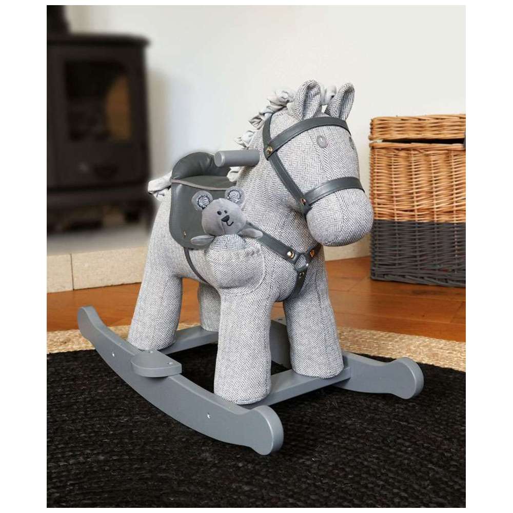 Little Bird Told Me - Stirling & Mac Rocking Horse - Grey