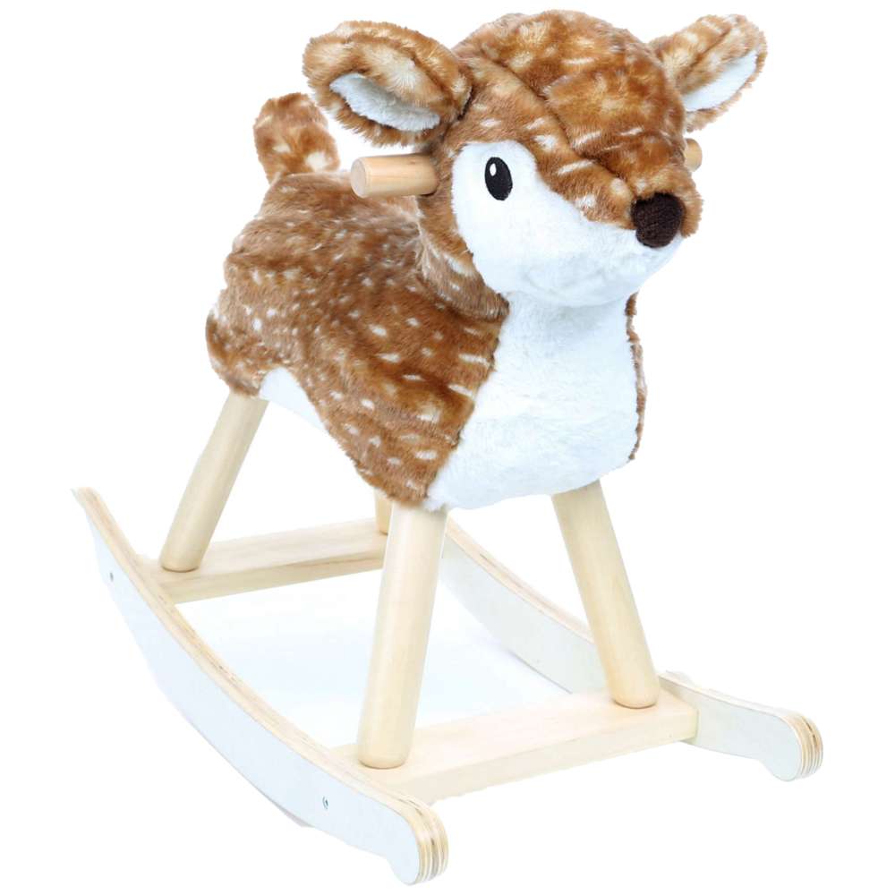 Little Bird Told Me - Willow Rocking Deer - Brown/White
