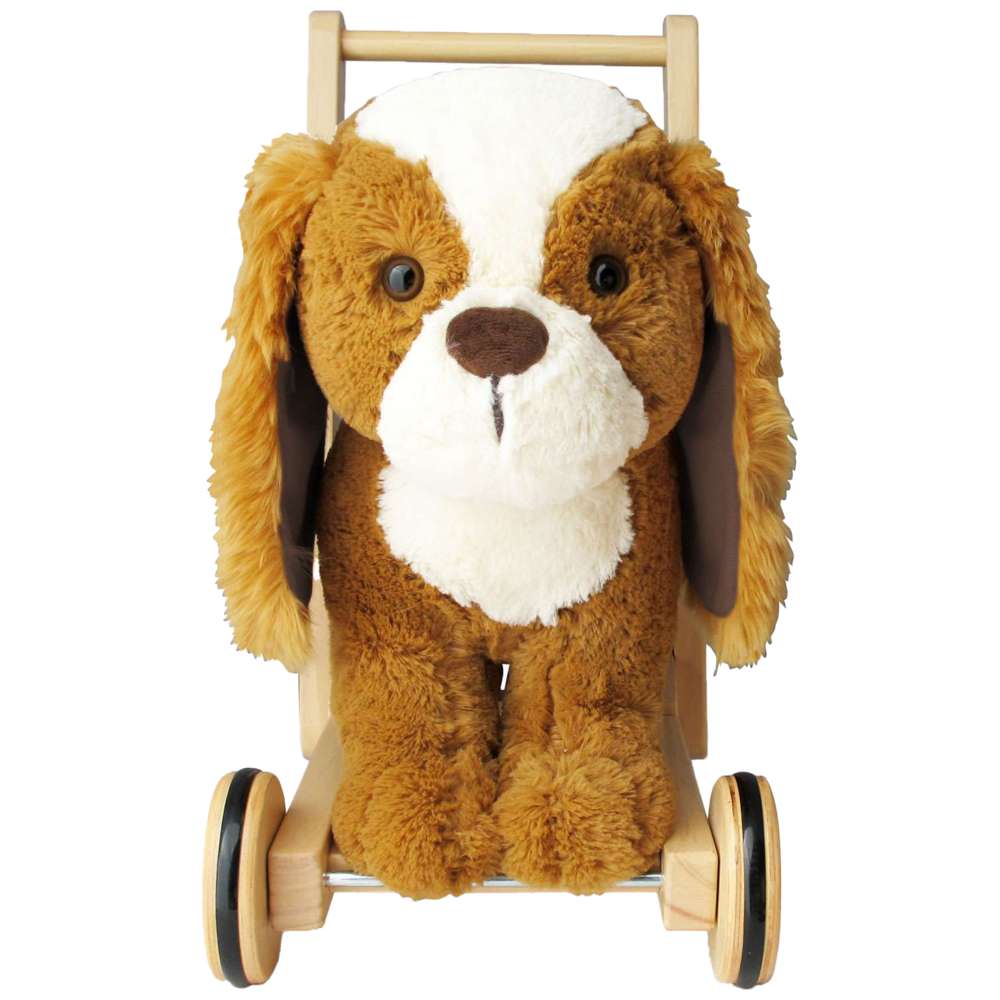 Little Bird Told Me - 2-In-1 Peanut Pup Baby Walker - Brown