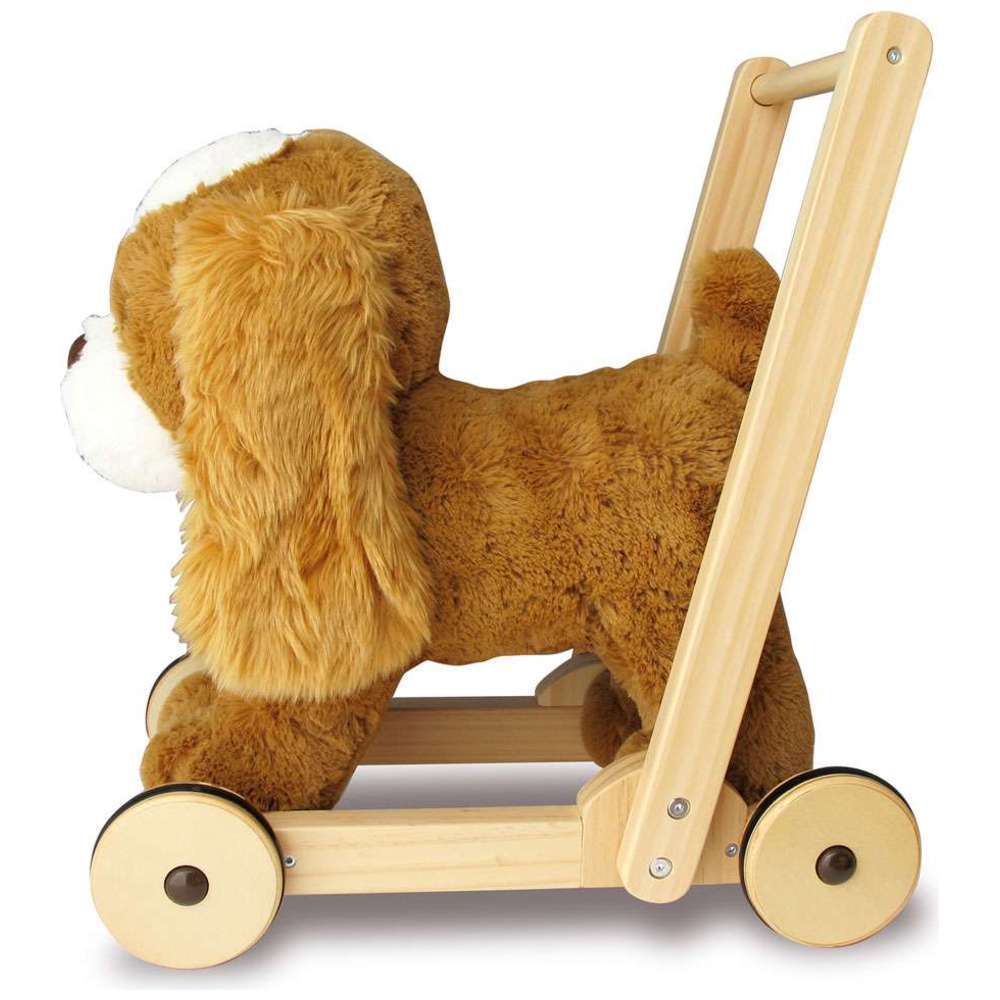 Little Bird Told Me - 2-In-1 Peanut Pup Baby Walker - Brown