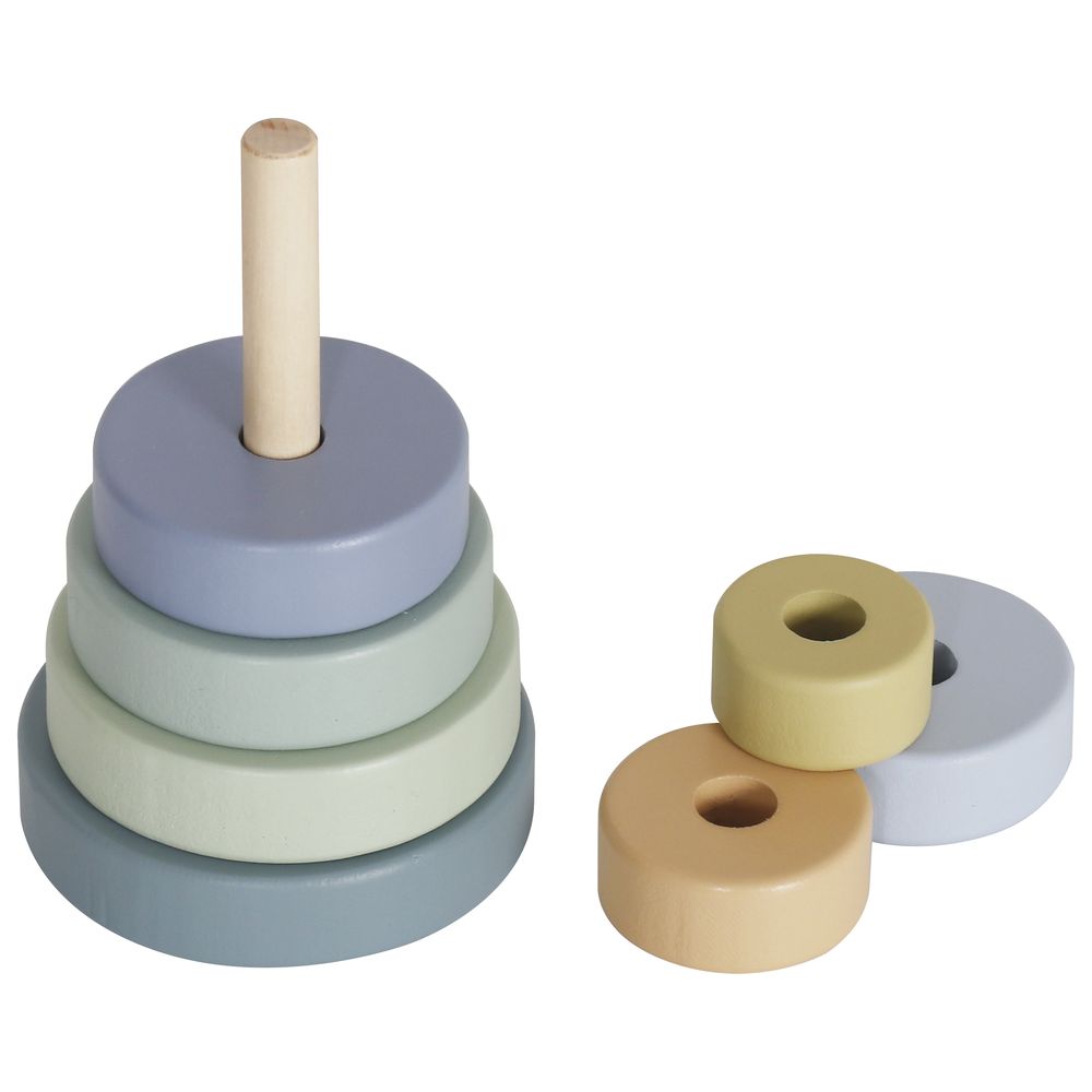 Littlechus Wooden Rainbow with Stackers - 23 Pc Set