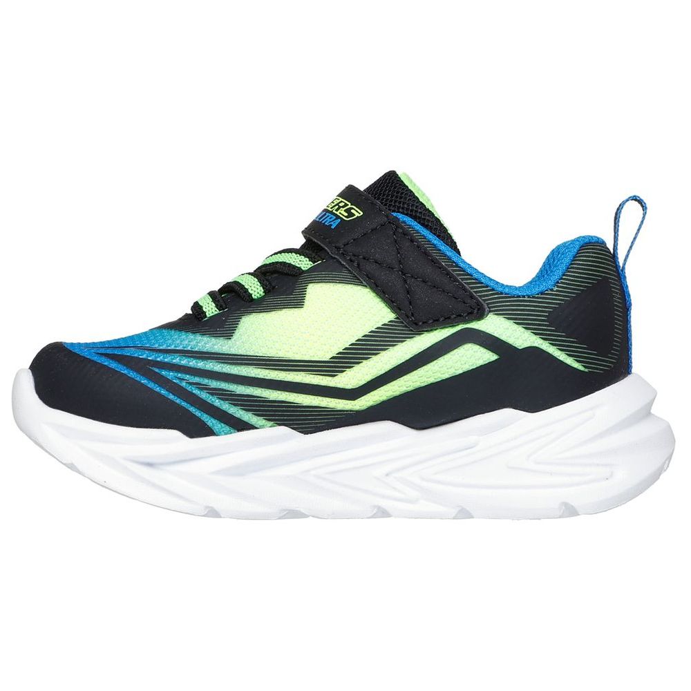 Skechers Toddler Flex-Glow Ultra Lighted Gore & Strap Sneaker - Multicolor