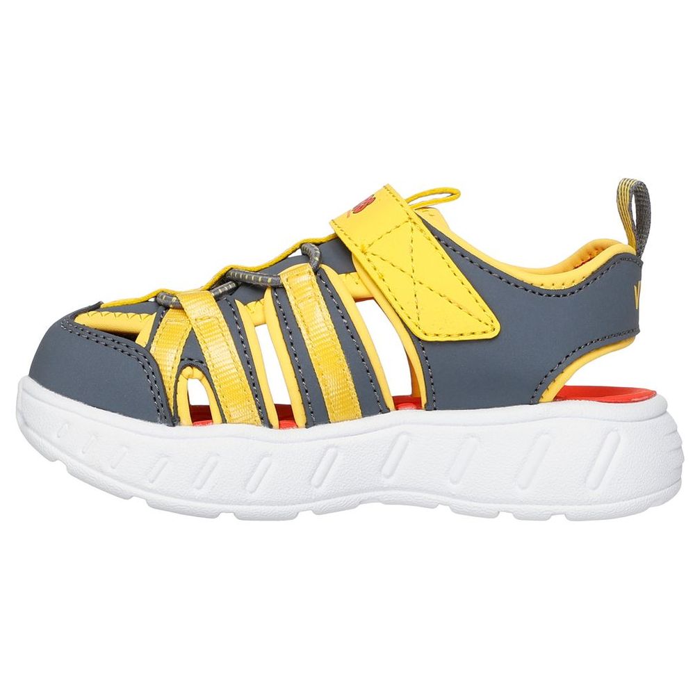 Skechers Play Scene Splash Sneakers - Charcoal/Yellow