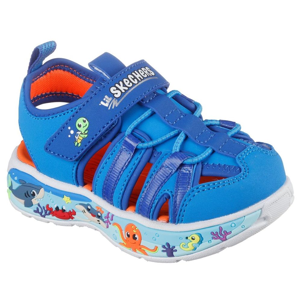 Skechers Play Scene Splash Sneakers - Light Blue