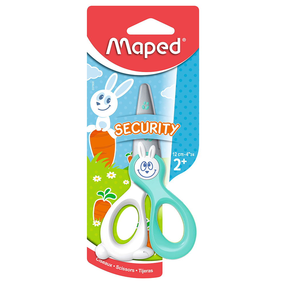 Maped - Kidicut Try Me Scissors - 12 cm - Color May Vary - 1 Pc