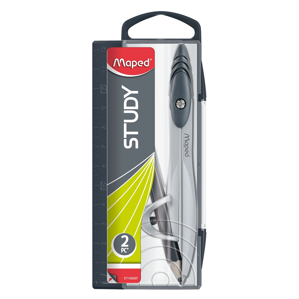 Maped - Study Compass With Pencil - Black