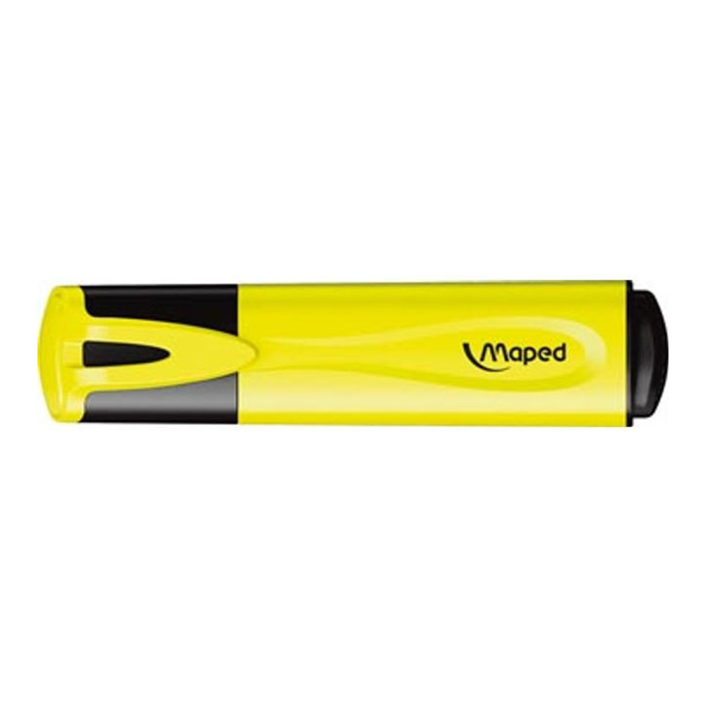 Maped - Classic Fluo Highlighter - Yellow - 12 Pc Set