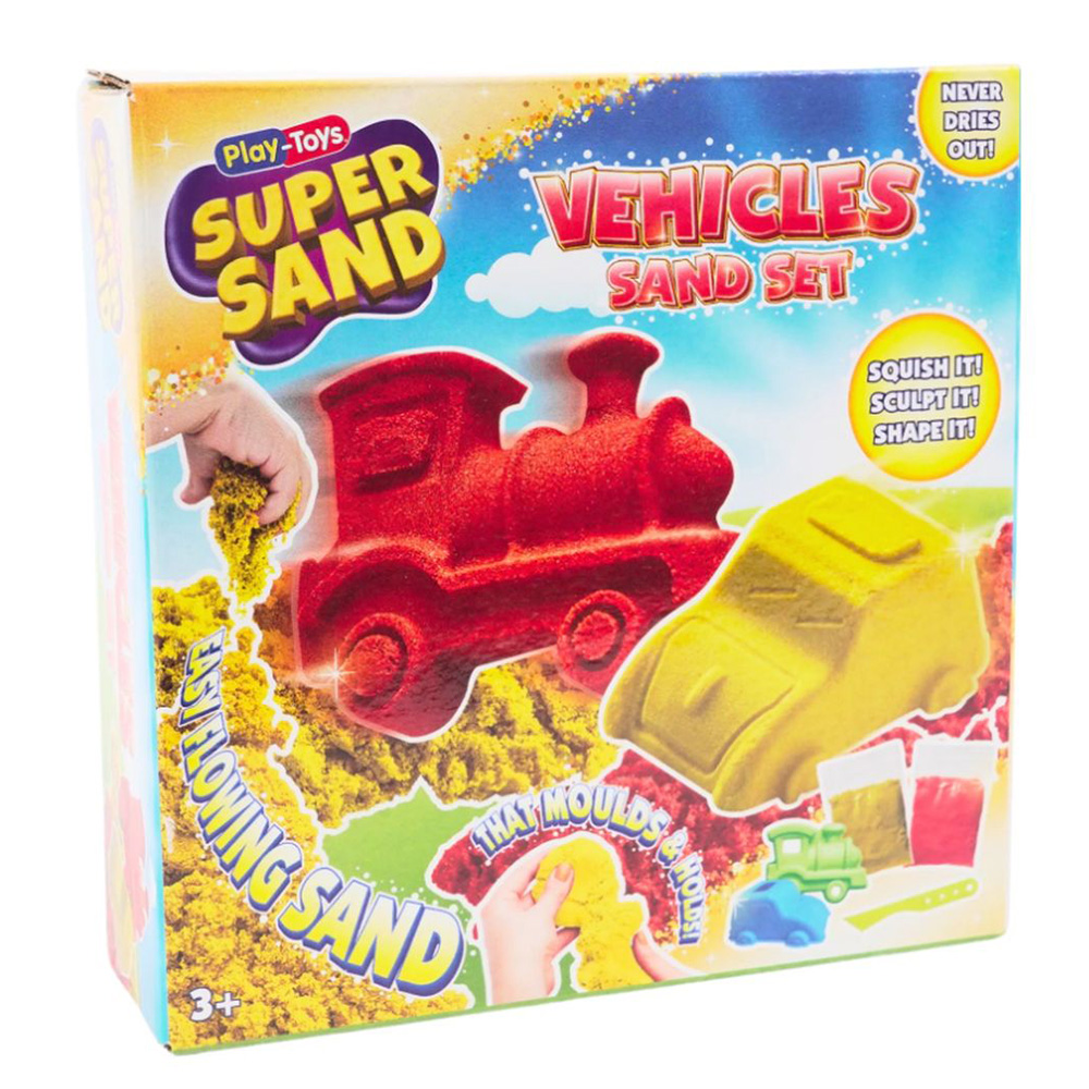 Playtoys - Super Sand Vehicles Sand Set
